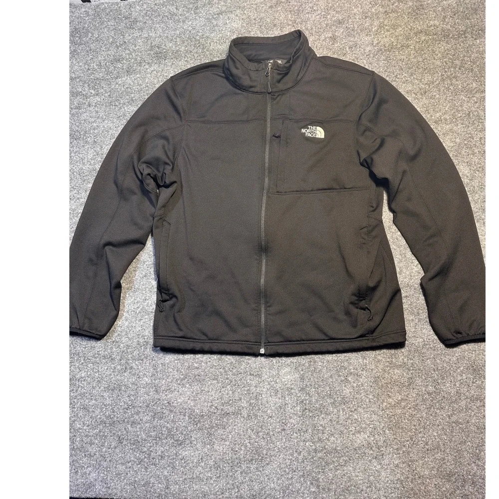 The North Face Apex Bionic 2 Softshell Jacket Mens XL Black NF0A3VM8 Full Zip